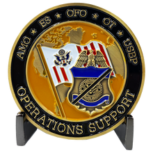 Load image into Gallery viewer, CL10-01 CBP AMO ES OFO OT USBP Border Patrol Field Ops Air Marine Operations Support Challenge Coin