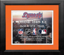 Load image into Gallery viewer, Cincinnati Bengals Custom NFL Football 16x20 Picture Frame Kit (Multiple Colors)