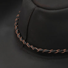 Load image into Gallery viewer, Blackthorn Rider- Men’s Leather Hat