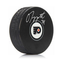 Load image into Gallery viewer, Owen Tippett Autographed Philadelphia Flyers Hockey Logo Puck