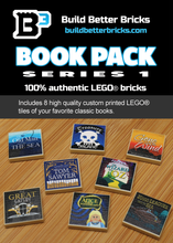 Load image into Gallery viewer, Classic Books Pack (Series 1) made using LEGO parts