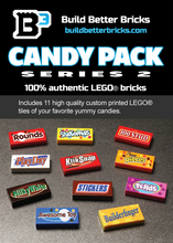 Load image into Gallery viewer, Candy Pack (Series 2) made using LEGO parts