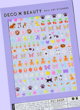 Load image into Gallery viewer, "Pet Shop" Deco Beauty Nail Art Stickers