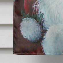 Load image into Gallery viewer, A Little Bird Told Me Santa Claus Flag Canvas House Size PJC1001CHF