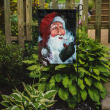 Load image into Gallery viewer, A Little Bird Told Me Santa Claus Garden Flag – Decorative Outdoor Yard Flag PJC1001GF