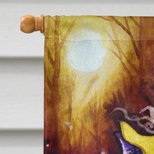 Load image into Gallery viewer, Bewitched and Glowing Halloween Flag Canvas House Size PJC1004CHF