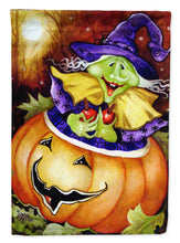 Load image into Gallery viewer, Bewitched and Glowing Halloween Flag Canvas House Size PJC1004CHF