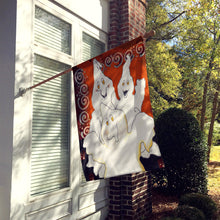 Load image into Gallery viewer, Ghostly Crew Halloween Flag Canvas House Size PJC1005CHF