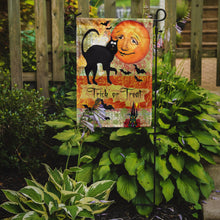 Load image into Gallery viewer, Trick or Treat Moon Halloween Garden Flag - Outdoor Decorative Yard Flag