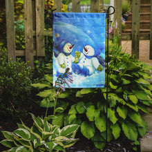 Load image into Gallery viewer, Blue Snow Baby Snowman Garden Flag – Decorative Outdoor Yard Flag PJC1007GF