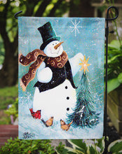 Load image into Gallery viewer, Christmas Tree Friends Snowman Garden Flag – Decorative Outdoor Yard Flag PJC1008GF