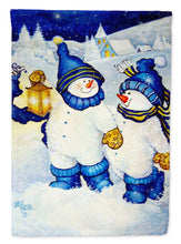 Load image into Gallery viewer, Follow Me Snowman Garden Flag - Outdoor Decorative Yard Flag