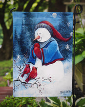Load image into Gallery viewer, Hello Winter Friends Snowman Garden Flag - Outdoor Decorative Yard Flag