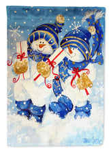 Load image into Gallery viewer, Holiday Delivery Snowman Flag Canvas House Size PJC1014CHF