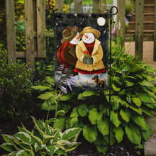 Load image into Gallery viewer, Love at Christmas Snowman Garden Flag - Outdoor Decorative Yard Flag