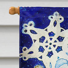 Load image into Gallery viewer, Snowflake Buddies Snowman Flag Canvas House Size PJC1018CHF