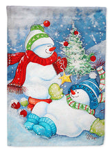 Load image into Gallery viewer, The Teens Celebrate Snowman Flag Canvas House Size PJC1021CHF