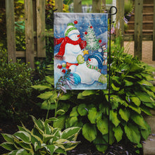 Load image into Gallery viewer, The Teens Celebrate Snowman Garden Flag - Outdoor Decorative Yard Flag