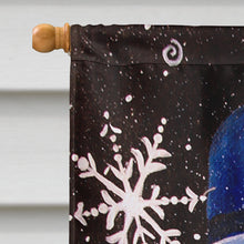Load image into Gallery viewer, Top Hat Greetings Snowman Flag Canvas House Size PJC1023CHF