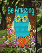 Load image into Gallery viewer, Be Amazing Owl Garden Flag – Decorative Outdoor Yard Flag PJC1025GF