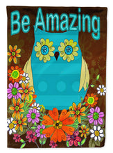 Load image into Gallery viewer, Be Amazing Owl Garden Flag – Decorative Outdoor Yard Flag PJC1025GF