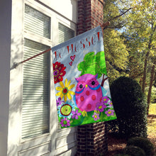 Load image into Gallery viewer, Be Blessed Owl Flag Canvas House Size PJC1026CHF