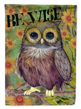 Load image into Gallery viewer, Be Wise Owl Garden Flag - Outdoor Decorative Yard Flag