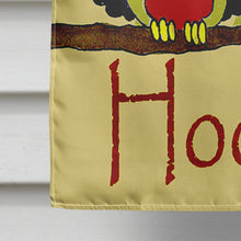 Load image into Gallery viewer, Hoot Hoot Hooray Owl Flag Canvas House Size PJC1031CHF