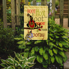 Load image into Gallery viewer, Hoot Hoot Hooray Owl Garden Flag - Outdoor Decorative Yard Flag PJC1031GF
