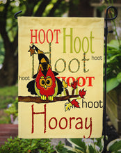 Load image into Gallery viewer, Hoot Hoot Hooray Owl Garden Flag - Outdoor Decorative Yard Flag PJC1031GF