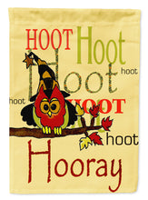 Load image into Gallery viewer, Hoot Hoot Hooray Owl Garden Flag - Outdoor Decorative Yard Flag PJC1031GF