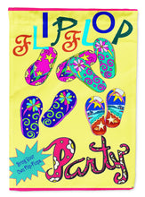 Load image into Gallery viewer, Bring your Own Filp Flops Flag Canvas House Size PJC1035CHF