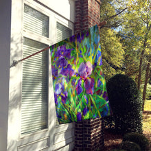 Load image into Gallery viewer, Iris by the Well Flag Canvas House Size PJC1045CHF