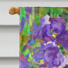 Load image into Gallery viewer, Iris by the Well Flag Canvas House Size PJC1045CHF