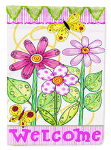 Load image into Gallery viewer, Flower Welcome Garden Flag - Outdoor Decorative Yard Flag