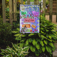 Load image into Gallery viewer, Let Laughter Guide your Life Inspirational Garden Flag - Outdoor Decorative Yard Flag