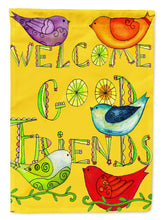 Load image into Gallery viewer, Welcome Good Friends Inspirational Flag Canvas House Size PJC1055CHF