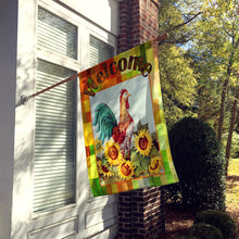 Load image into Gallery viewer, Welcome Rooster Flag Canvas House Size PJC1056CHF