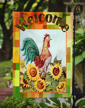Load image into Gallery viewer, Welcome Rooster Garden Flag - Outdoor Decorative Yard Flag