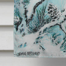 Load image into Gallery viewer, Winter's Glory Redbird 1 Northern Cardinal Flag Canvas House Size PJC1057CHF