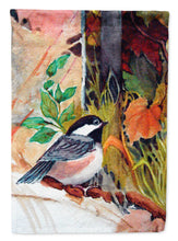Load image into Gallery viewer, Fence Sitter Chickadee Flag Canvas House Size PJC1059CHF