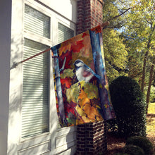 Load image into Gallery viewer, Fence Sitter Chickadee Flag Canvas House Size PJC1060CHF