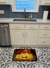 Load image into Gallery viewer, Somebody to Love Pumpkin Halloween Machine Washable Memory Foam Mat PJC1070RUG