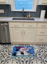 Load image into Gallery viewer, Come Ride With Me Snowman Machine Washable Memory Foam Mat PJC1078RUG