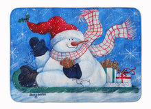 Load image into Gallery viewer, Come Ride With Me Snowman Machine Washable Memory Foam Mat PJC1078RUG