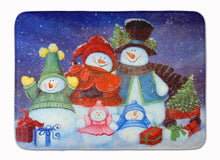Load image into Gallery viewer, Merry Christmas From Us All Snowman Machine Washable Memory Foam Mat PJC1080RUG