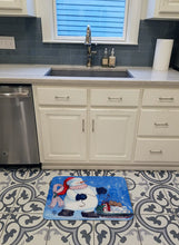 Load image into Gallery viewer, My Friends Can Ride Too Snowman Machine Washable Memory Foam Mat PJC1081RUG