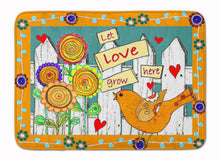 Load image into Gallery viewer, Let Love Grow Here Machine Washable Memory Foam Mat PJC1101RUG