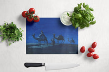 Load image into Gallery viewer, Wise Men in Blue Glass Cutting Boards – Durable, Decorative Kitchen Art Large PJH3001LCB