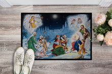 Load image into Gallery viewer, Nativity Born in Bethlehem Doormat - 24x36 Decorative Floor Mat – Indoor/Outdoor Rug with Artistic Flair PJH3005JMAT